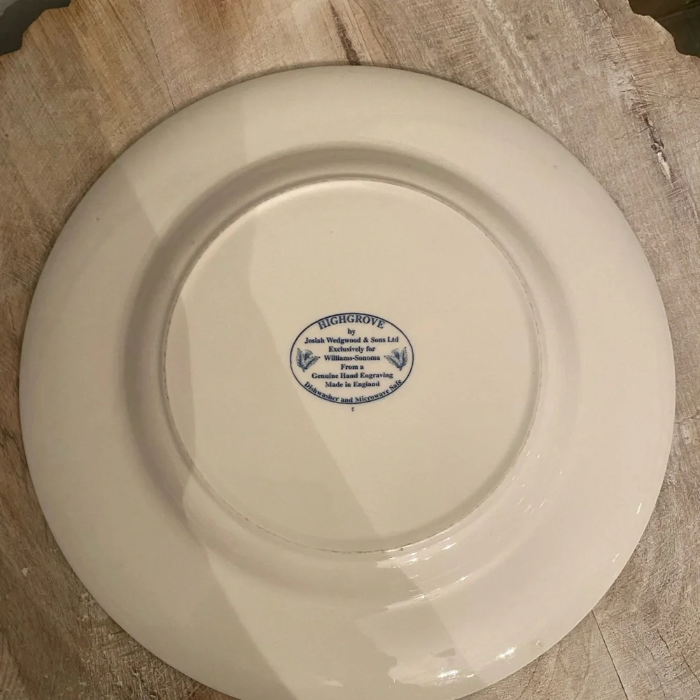 Highgrove Blue Trim Wedgwood for Williams Sonoma, Salad Plate